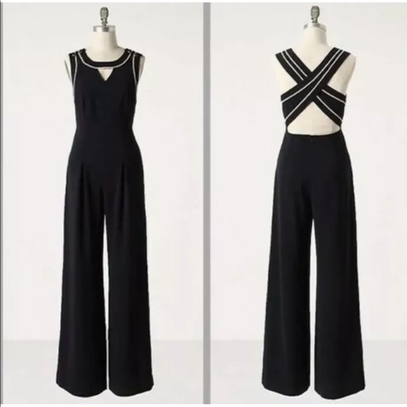 Anthropologie Pants - 💐NWT Anthropologie Cross Back Corded Jumpsuit